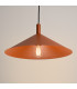 Nox 40cm Dome Pendant Ceiling Light Red Ochre 1x E27-4