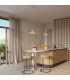 Nox 40cm Dome Pendant Ceiling Light Beige 1x E27-12