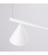 Nox Bar Pendant Ceiling Light White 4x E14-6