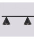 Nox Bar Pendant Ceiling Light Black 4x E14-5