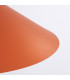 Nox 40cm Dome Pendant Ceiling Light Red Ochre 1x E27-5