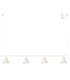 Nox Bar Pendant Ceiling Light Beige 4x E14-1