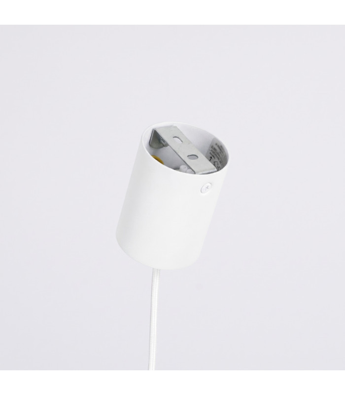 Nox Bar Pendant Ceiling Light White 4x E14-8