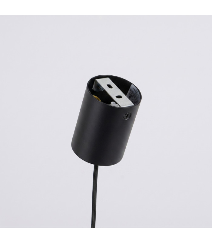 Nox Bar Pendant Ceiling Light Black 4x E14-8