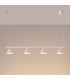 Nox Bar Pendant Ceiling Light Beige 4x E14-3