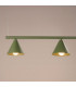 Nox Bar Pendant Ceiling Light Olive Green 4x E14-4