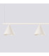 Nox Bar Pendant Ceiling Light Beige 4x E14-5