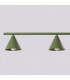 Nox Bar Pendant Ceiling Light Olive Green 4x E14-5