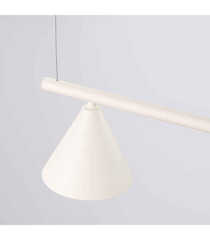 Nox Bar Pendant Ceiling Light Beige 4x E14-6