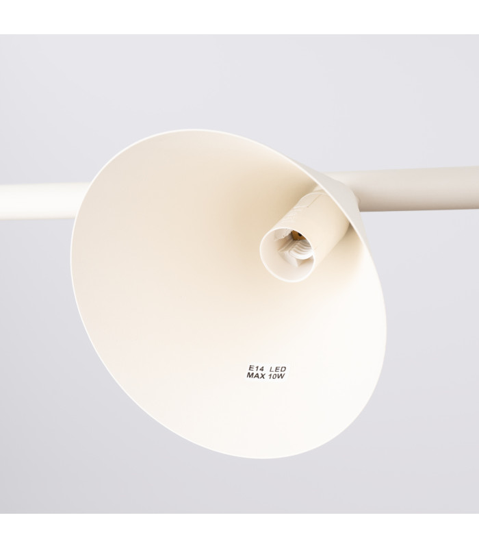 Nox Bar Pendant Ceiling Light Beige 4x E14-7