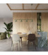 Nox Bar Pendant Ceiling Light Olive Green 4x E14-11