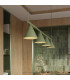 Nox Bar Pendant Ceiling Light Olive Green 4x E14-13