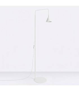 Nox Task Floor Lamp White 1x E14-2