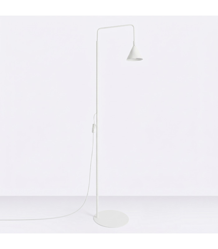 Nox Task Floor Lamp White 1x E14-2