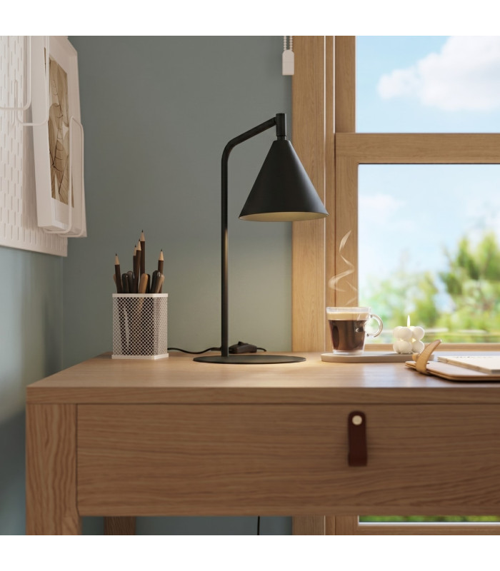 Nox Desk Task Lamp Black 1x E14-13