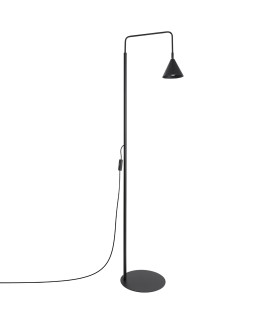 Nox Task Floor Lamp Black 1x E14-1