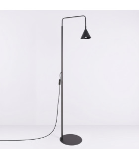 Nox Task Floor Lamp Black 1x E14-2