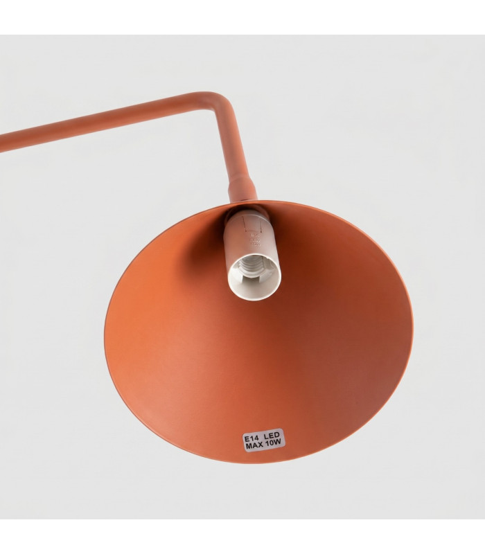 Nox Desk Task Lamp Red Ochre 1x E14-7