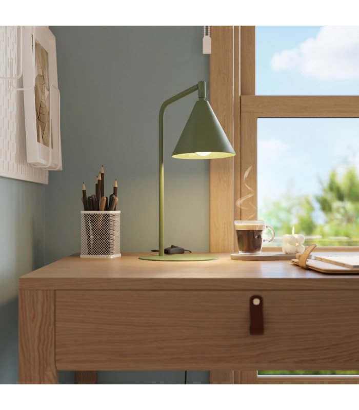 Nox Desk Task Lamp Olive Green 1x E14-13