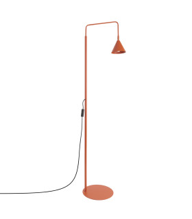 Nox Task Floor Lamp Red Ochre 1x E14-1