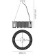 IL31371 85cm Round Ceiling Pendant Chandelier, 12 Light G9, Polished Chrome, Crystal - 3