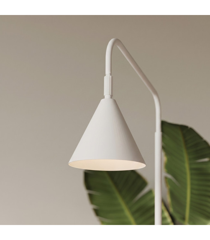 Nox Task Floor Lamp White 1x E14-13