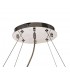 IL31371 85cm Round Ceiling Pendant Chandelier, 12 Light G9, Polished Chrome, Crystal - 4