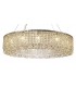 IL31371 85cm Round Ceiling Pendant Chandelier, 12 Light G9, Polished Chrome, Crystal - 5