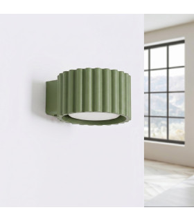 Aura Dome Wall Lamp Olive Green 1x GX53-2