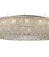 110cm Round Ceiling Pendant Chandelier, 15 Light G9, Polished Chrome, Crystal - 5