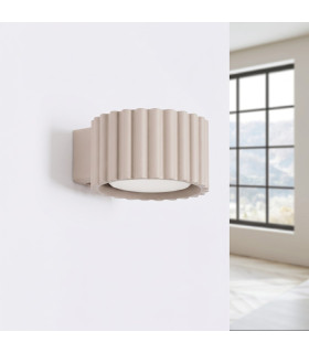 Aura Dome Wall Lamp Taupe 1x GX53-2
