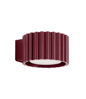 Aura Dome Wall Lamp Burgundy 1x GX53-1