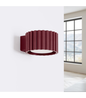 Aura Dome Wall Lamp Burgundy 1x GX53-2