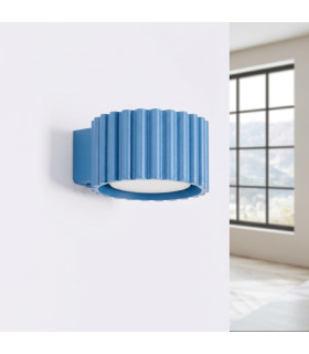 Aura Dome Wall Lamp Blue 1x GX53-2