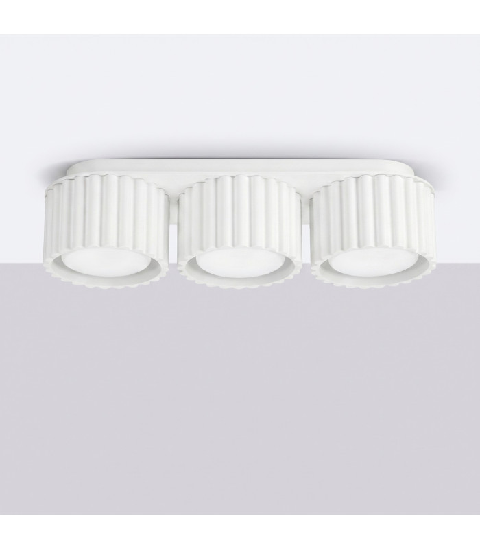 Aura Surface Mounted Downlight White 3x GX53-2