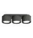 Aura Surface Mounted Downlight Black 3x GX53-1