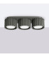 Aura Surface Mounted Downlight Black 3x GX53-2