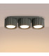 Aura Surface Mounted Downlight Black 3x GX53-3