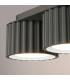 Aura Surface Mounted Downlight Black 3x GX53-4