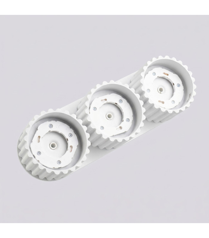 Aura Surface Mounted Downlight White 3x GX53-6