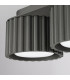 Aura Surface Mounted Downlight Black 3x GX53-5