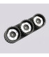 Aura Surface Mounted Downlight Black 3x GX53-6