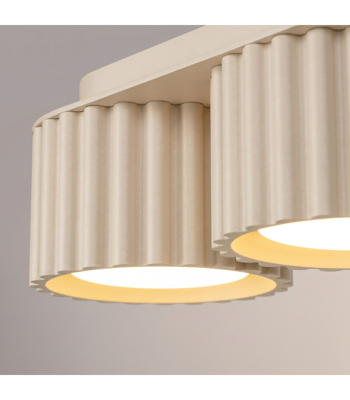 Aura Surface Mounted Downlight Beige 3x GX53-4