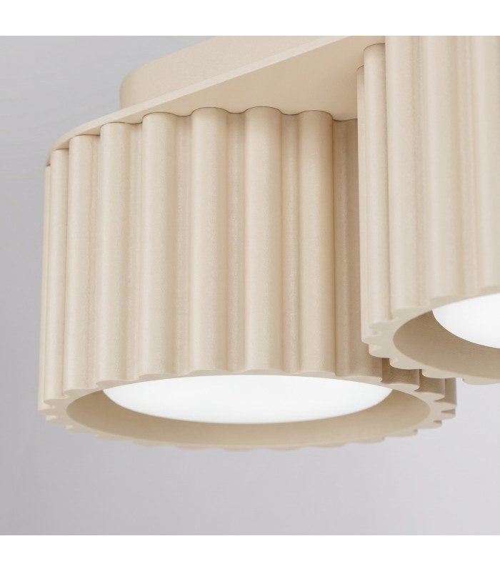Aura Surface Mounted Downlight Beige 3x GX53-5