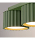 Aura Surface Mounted Downlight Olive Green 3x GX53-4