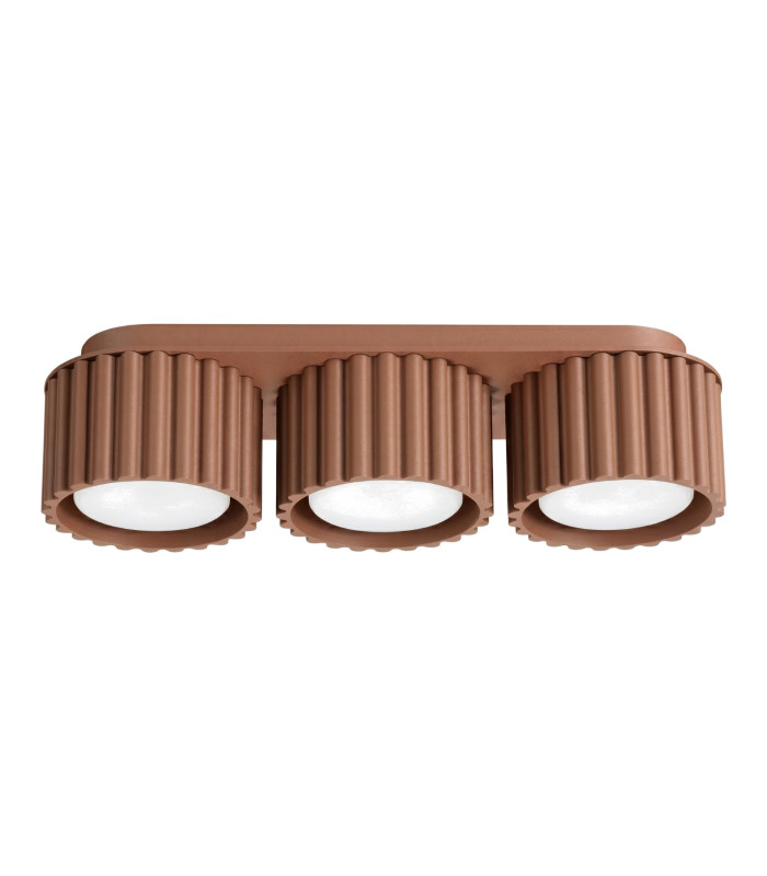 Aura Surface Mounted Downlight Mocca 3x GX53-1