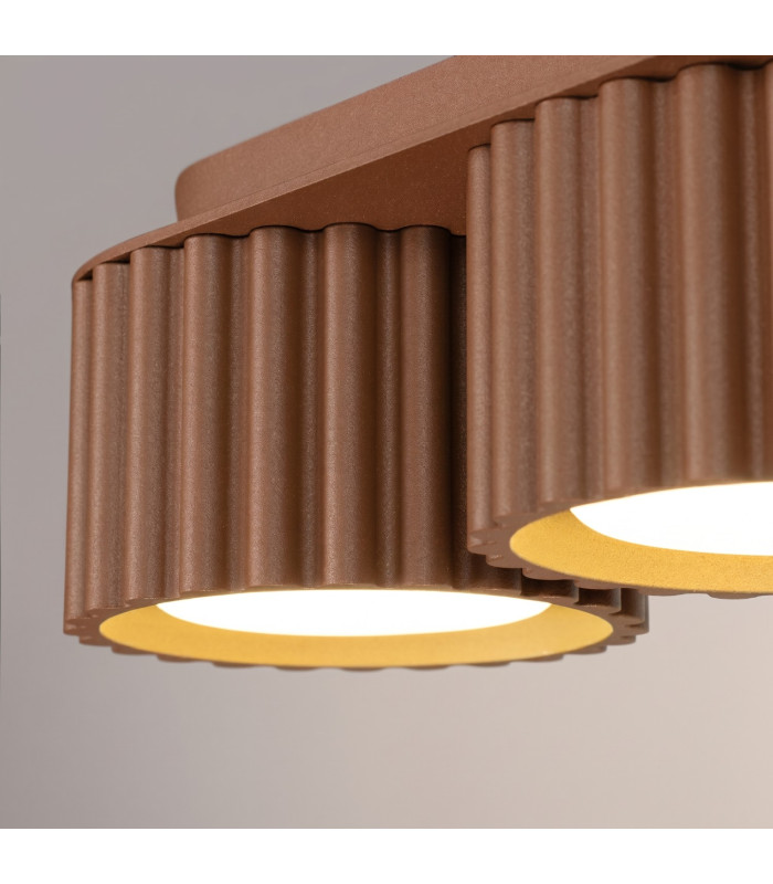Aura Surface Mounted Downlight Mocca 3x GX53-4