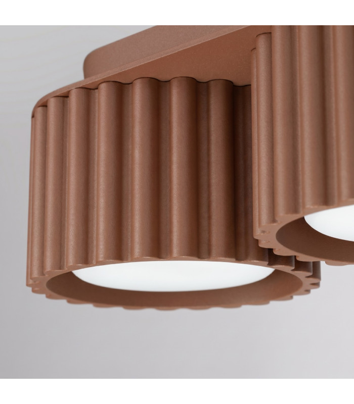 Aura Surface Mounted Downlight Mocca 3x GX53-5