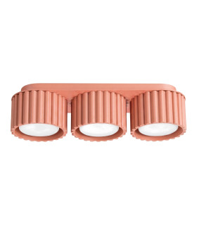 Aura Surface Mounted Downlight Peach 3x GX53-1
