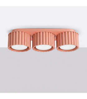 Aura Surface Mounted Downlight Peach 3x GX53-2